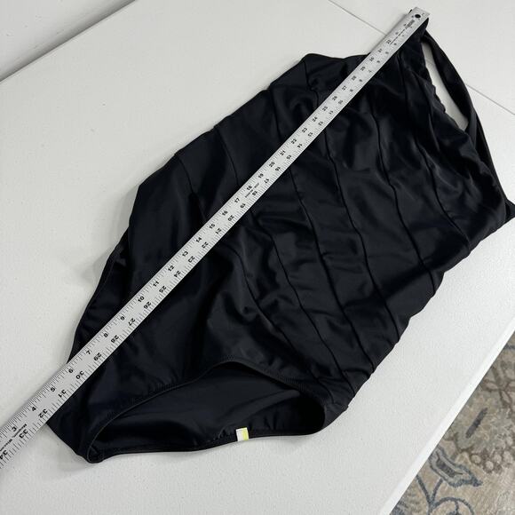 Summersalt The Long Torso Sidestroke Swimsuit Womens 12 Tall Black One Piece - Picture 9 of 9